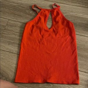 Scarlet Halter O/S Top